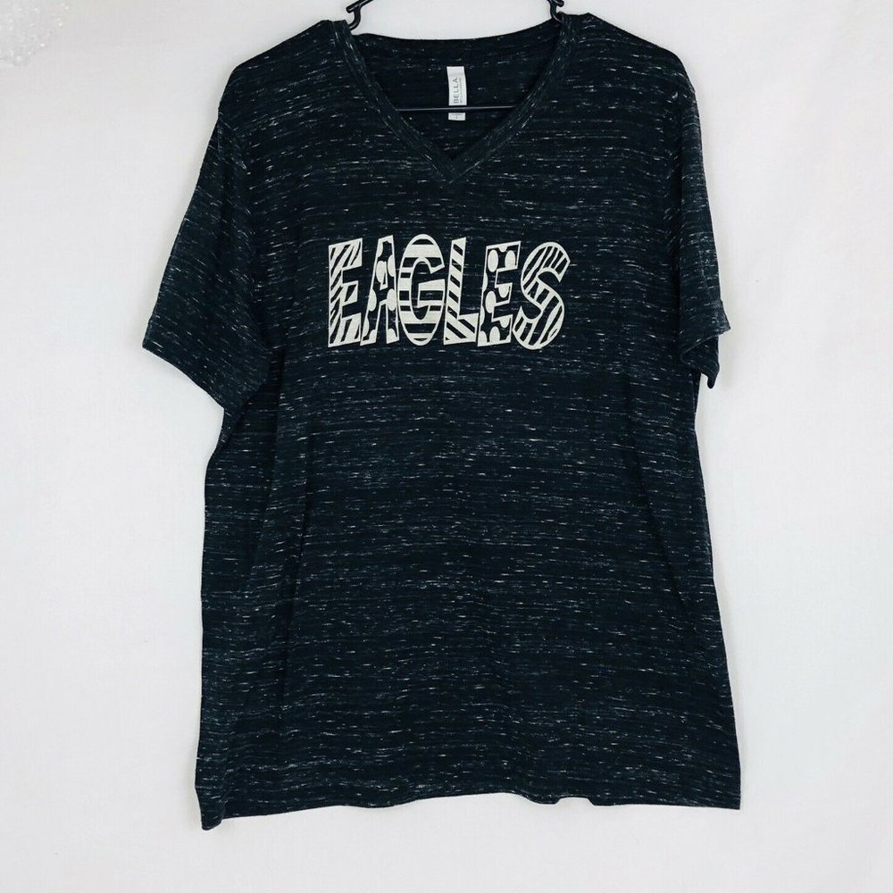 Bella + Canvas women black Short-Sleeve -LG‎